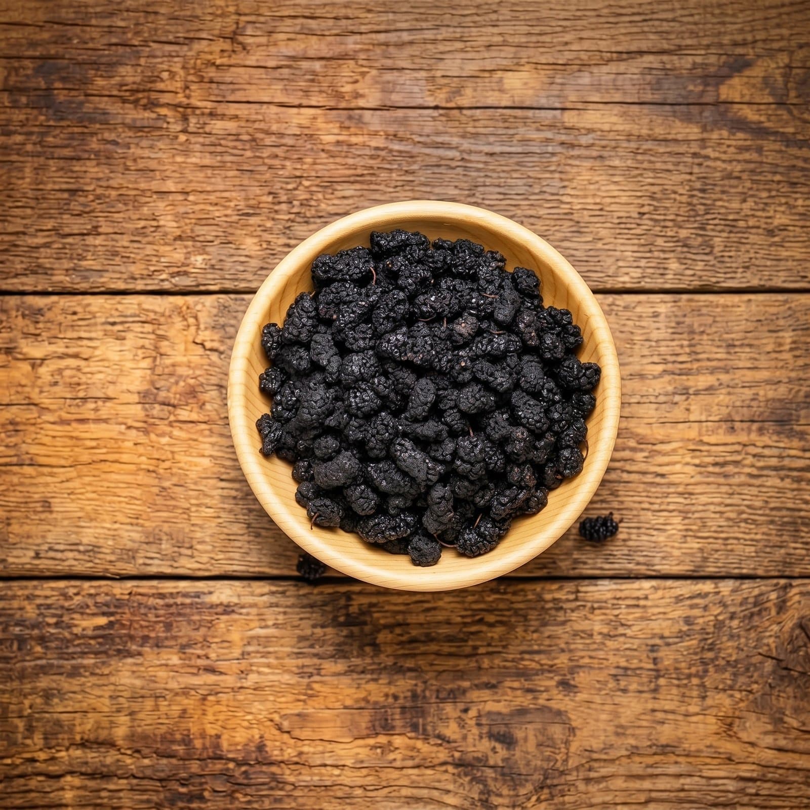 Dried Black Mulberries — photograph 2